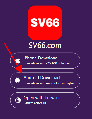 Lựa chọn tải ứng dụng android