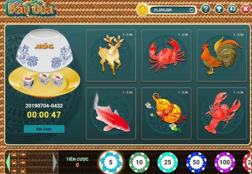 Luật chơi bầu cua SV66 