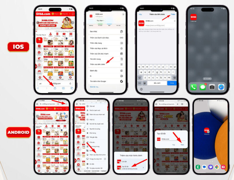 Hướng dẫn tải ứng dụng SV66