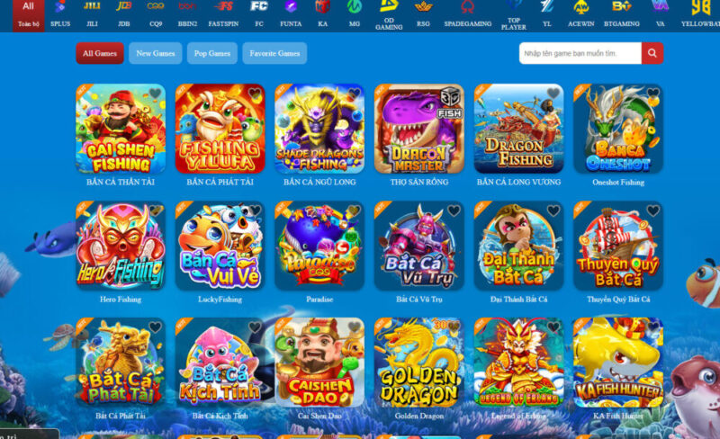 Sản phẩm bắn cá tại SV66